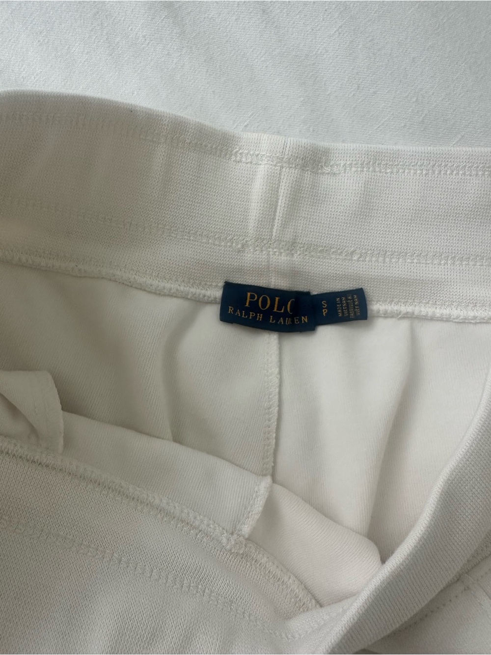 Polo by Ralph Lauren Cream Slim Jogger Pants - Picture 4 of 5